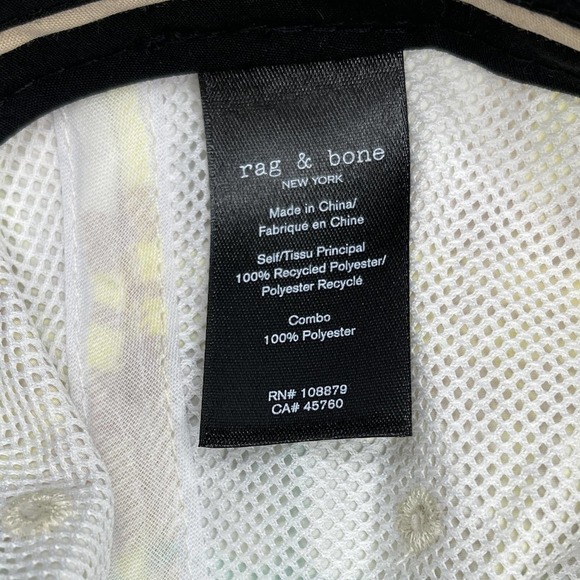 Rag & Bone | Addison Plaid Yellow Baseball Cap - Picture 9 of 12